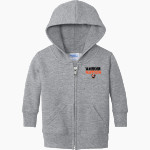 Official Store of the Warriors Port & Company Infant Core Fleece Full-Zip Hooded Sweatshirt Front Thumbnail