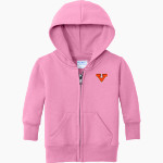 Jackson Pathways Vikings <span class="pdp-name-mascot">Jackson Pathways Vikings</span> Port & Company Infant Core Fleece Full-Zip Hooded Sweatshirt Front Thumbnail