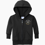 Camp Kawaga Sideline Store <span class="pdp-name-mascot">Camp Kawaga</span> Port & Company Infant Core Fleece Full-Zip Hooded Sweatshirt Front Thumbnail