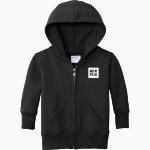 Black Flag Strength & Conditioning Black Flag Strength <span class="pdp-name-mascot">Black Flag Strength & Conditioning</span> Port & Company Infant Core Fleece Full-Zip Hooded Sweatshirt Front Thumbnail