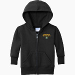 Northwood Shining Stars <span class="pdp-name-mascot">Northwood Elementary School Shining Stars</span> Port & Company Infant Core Fleece Full-Zip Hooded Sweatshirt Front Thumbnail
