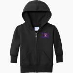 ALVIN C YORK INSTITUTE DRAGONS <span class="pdp-name-mascot">ALVIN C YORK INSTITUTE DRAGONS</span> Port & Company Infant Core Fleece Full-Zip Hooded Sweatshirt Front Thumbnail