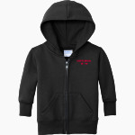 SANTA MARIA HIGH SCHOOL SAINTS Port & Company Infant Core Fleece Full-Zip Hooded Sweatshirt Front Thumbnail