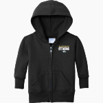 BETHPAGE HIGH SCHOOL GOLDEN EAGLES <span class="pdp-name-mascot">BETHPAGE GOLDEN EAGLES</span> Port & Company Infant Core Fleece Full-Zip Hooded Sweatshirt Front Thumbnail