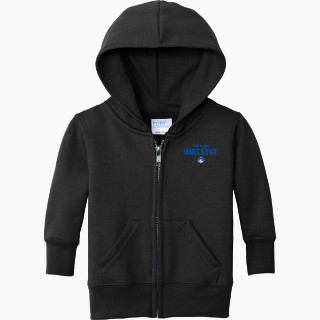 Port & Company Infant Core Fleece Full-Zip Hooded Sweatshirt