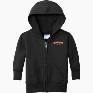 Port & Company Infant Core Fleece Full-Zip Hooded Sweatshirt