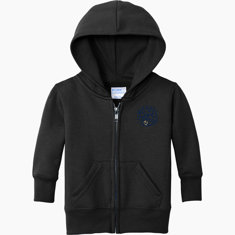 Charter School For Applied Technologies Port & Company Infant Core Fleece Full-Zip Hooded Sweatshirt