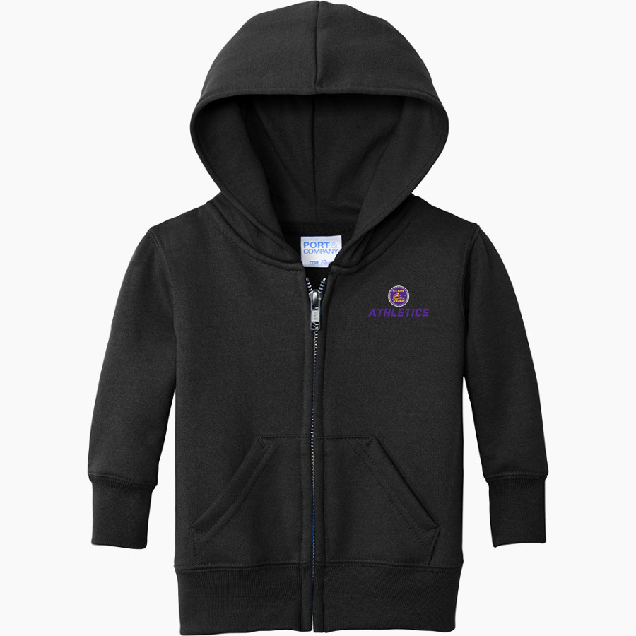 Alfred University Saxons Port & Company Infant Core Fleece Full-Zip Hooded Sweatshirt
