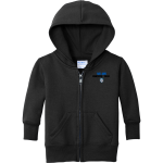 Forsyth Tech Trailblazers <span class="pdp-name-mascot">Forsyth Technical Community College Trailblazers</span> Port & Company Infant Core Fleece Full-Zip Hooded Sweatshirt Front Thumbnail