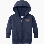 LITTLESTOWN HIGH SCHOOL THUNDERBOLTS Port & Company Infant Core Fleece Full-Zip Hooded Sweatshirt Front Thumbnail