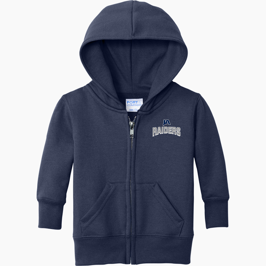 JACKSON ACADEMY RAIDERS <span class="pdp-name-mascot">JACKSON ACADEMY RAIDERS</span> Port & Company Infant Core Fleece Full-Zip Hooded Sweatshirt