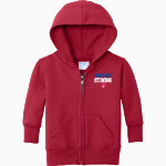 ALBA-GOLDEN HIGH SCHOOL PANTHERS Port & Company Infant Core Fleece Full-Zip Hooded Sweatshirt Front Thumbnail