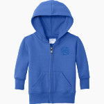 WOLVERINE-HOOSIER ATHLETIC CONFERENCE <span class="pdp-name-mascot">WOLVERINE-HOOSIER ATHLETIC CONFERENCE</span> Port & Company Infant Core Fleece Full-Zip Hooded Sweatshirt Front Thumbnail