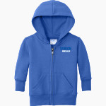 Mountainburg Dragons <span class="pdp-name-mascot">Mountainburg Dragons</span> Port & Company Infant Core Fleece Full-Zip Hooded Sweatshirt Front Thumbnail