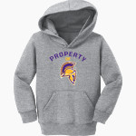 JOHN F KENNEDY HIGH SCHOOL TITANS <span class="pdp-name-mascot">JOHN F KENNEDY TITANS</span> Port & Company Toddler Core Fleece Pullover Hooded Sweatshirt Front Thumbnail