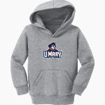 UMary Marauders Online Store <span class="pdp-name-mascot">University of Mary Marauders</span> Port & Company Toddler Core Fleece Pullover Hooded Sweatshirt Front Thumbnail