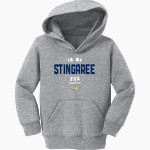 MIAMI SENIOR HIGH SCHOOL STINGAREES Port & Company Toddler Core Fleece Pullover Hooded Sweatshirt Front Thumbnail
