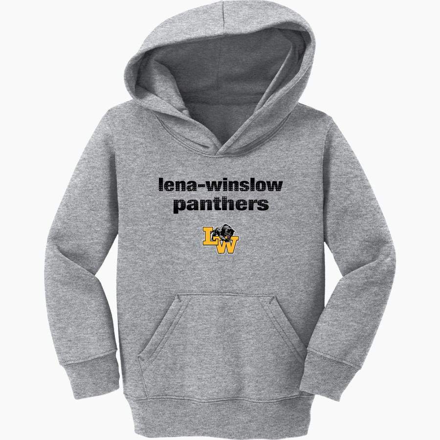 Lena-winslow Panthers <span class="pdp-name-mascot">Lena-winslow Leopards</span> Port & Company Toddler Core Fleece Pullover Hooded Sweatshirt