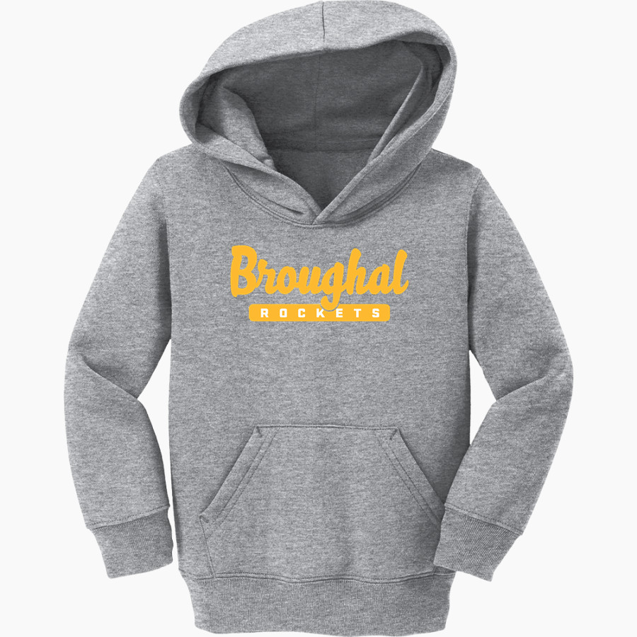 Broughal Rockets <span class="pdp-name-mascot">Broughal Rockets</span> Port & Company Toddler Core Fleece Pullover Hooded Sweatshirt