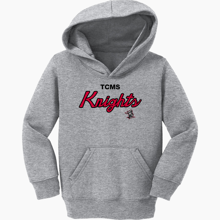 TCMS Knights Port & Company Toddler Core Fleece Pullover Hooded Sweatshirt