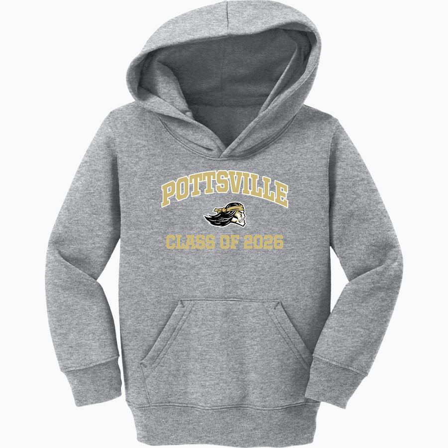 POTTSVILLE HIGH SCHOOL APACHES Port & Company Toddler Core Fleece Pullover Hooded Sweatshirt