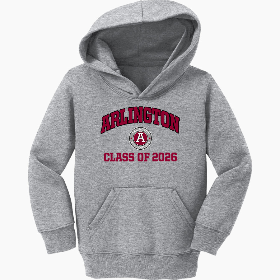 ARLINGTON HIGH SCHOOL SPY PONDERS Port & Company Toddler Core Fleece Pullover Hooded Sweatshirt