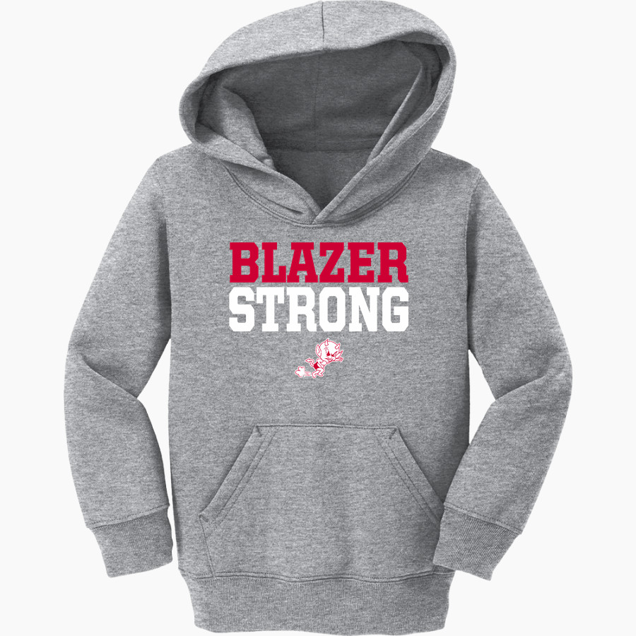 LINDHURST HIGH SCHOOL BLAZERS <span class="pdp-name-mascot">LINDHURST BLAZERS</span> Port & Company Toddler Core Fleece Pullover Hooded Sweatshirt