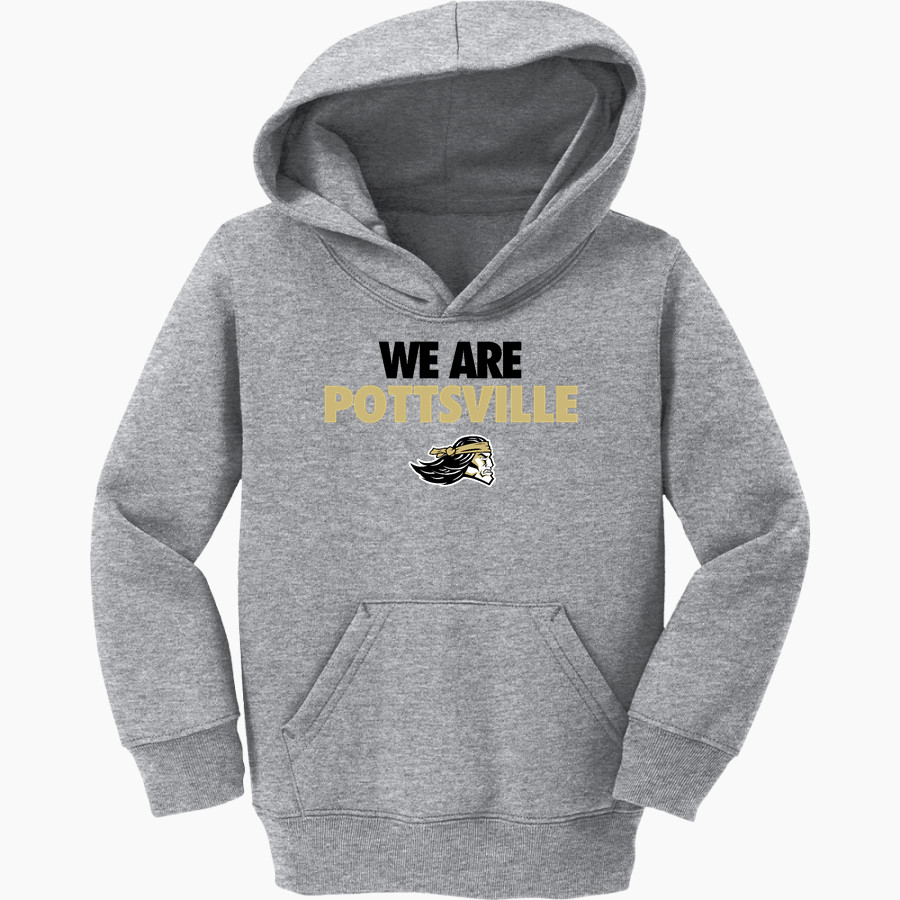 POTTSVILLE HIGH SCHOOL APACHES <span class="pdp-name-mascot">POTTSVILLE APACHES</span> Port & Company Toddler Core Fleece Pullover Hooded Sweatshirt