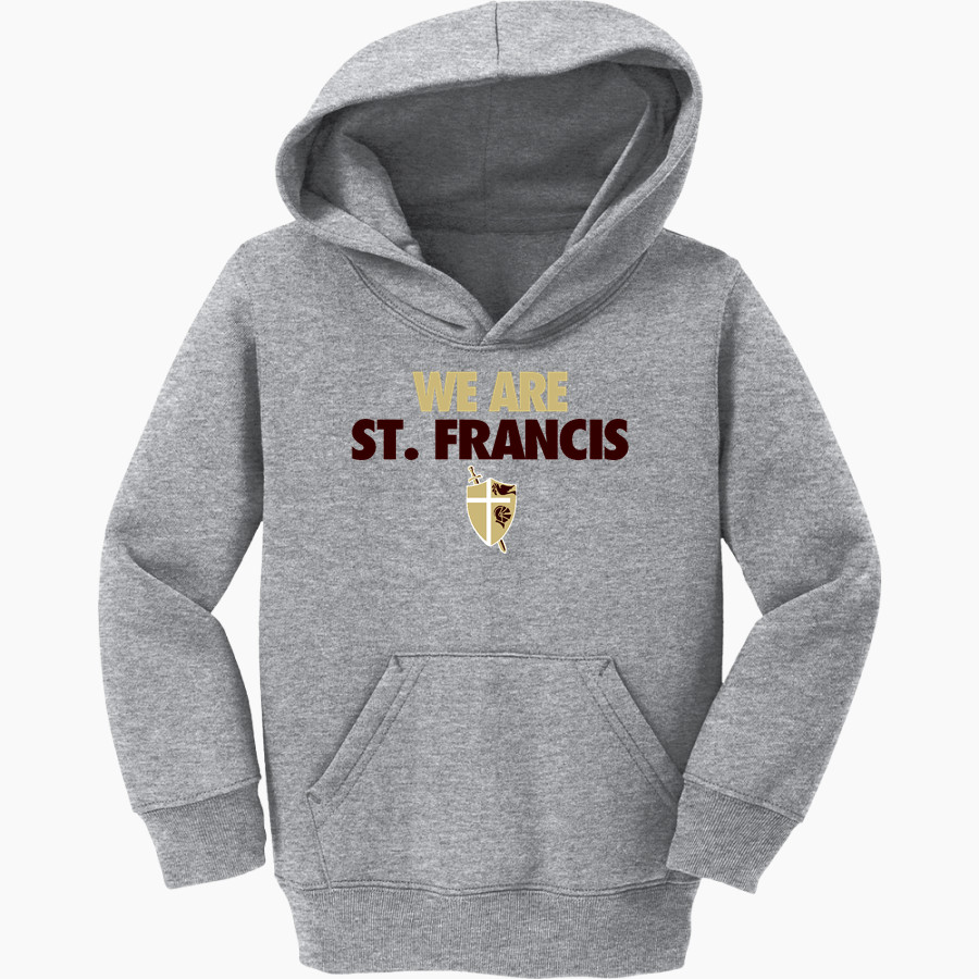 St. FRANCIS HIGH SCHOOL GOLDEN KNIGHTS <span class="pdp-name-mascot">SAINT FRANCIS GOLDEN KNIGHTS</span> Port & Company Toddler Core Fleece Pullover Hooded Sweatshirt