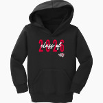 FISHERS HIGH SCHOOL TIGERS <span class="pdp-name-mascot">FISHERS TIGERS</span> Port & Company Toddler Core Fleece Pullover Hooded Sweatshirt Front Thumbnail