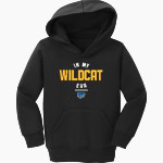 COLUMBIA HIGH SCHOOL WILDCATS <span class="pdp-name-mascot">COLUMBIA WILDCATS</span> Port & Company Toddler Core Fleece Pullover Hooded Sweatshirt Front Thumbnail