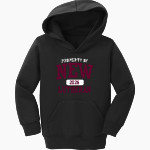 NEW Lutheran BLAZERS <span class="pdp-name-mascot">NORTHEASTERN WI LUTHERAN BLAZERS</span> Port & Company Toddler Core Fleece Pullover Hooded Sweatshirt Front Thumbnail
