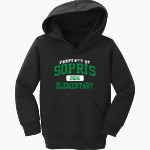 Sopris Elementary Eagles Port & Company Toddler Core Fleece Pullover Hooded Sweatshirt Front Thumbnail