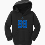 North Elite Basketball Academy Tigers <span class="pdp-name-mascot">North Elite Basketball Academy Tigers</span> Port & Company Toddler Core Fleece Pullover Hooded Sweatshirt Front Thumbnail