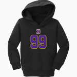 BALL HIGH SCHOOL GOLDEN TORNADOES <span class="pdp-name-mascot">BALL GOLDEN TORNADOES</span> Port & Company Toddler Core Fleece Pullover Hooded Sweatshirt Front Thumbnail