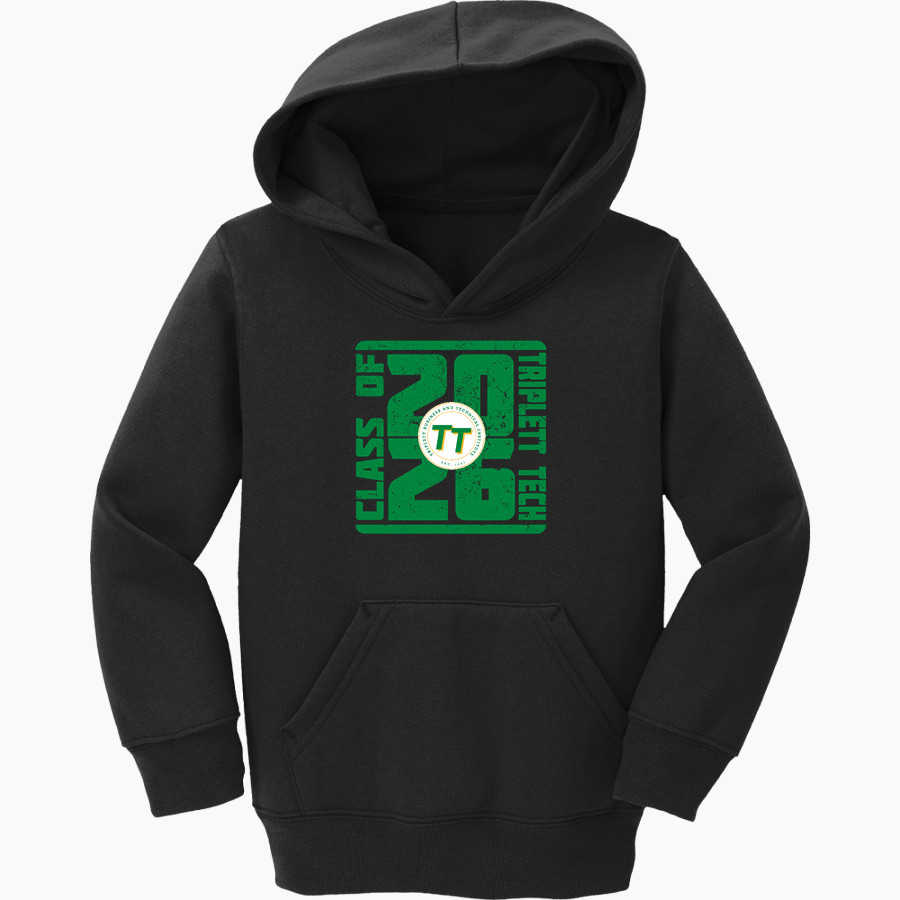 Triplett Tech Port & Company Toddler Core Fleece Pullover Hooded Sweatshirt