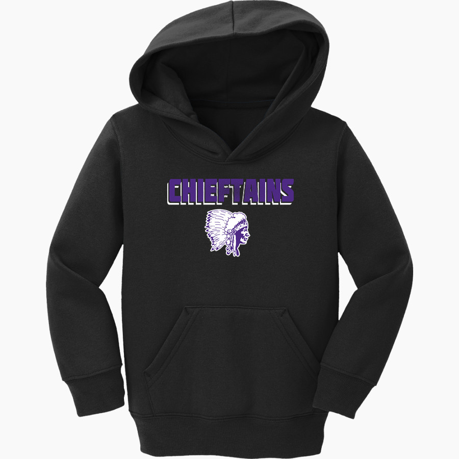 LOGAN HIGH SCHOOL CHIEFTAINS Port & Company Toddler Core Fleece Pullover Hooded Sweatshirt