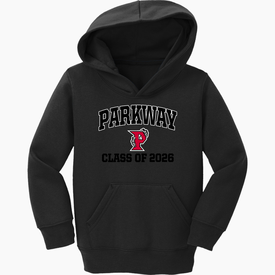 PARKWAY HIGH SCHOOL PANTHERS Port & Company Toddler Core Fleece Pullover Hooded Sweatshirt