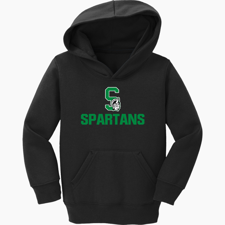 WEST MONONA HIGH SCHOOL SPARTANS Port & Company Toddler Core Fleece Pullover Hooded Sweatshirt