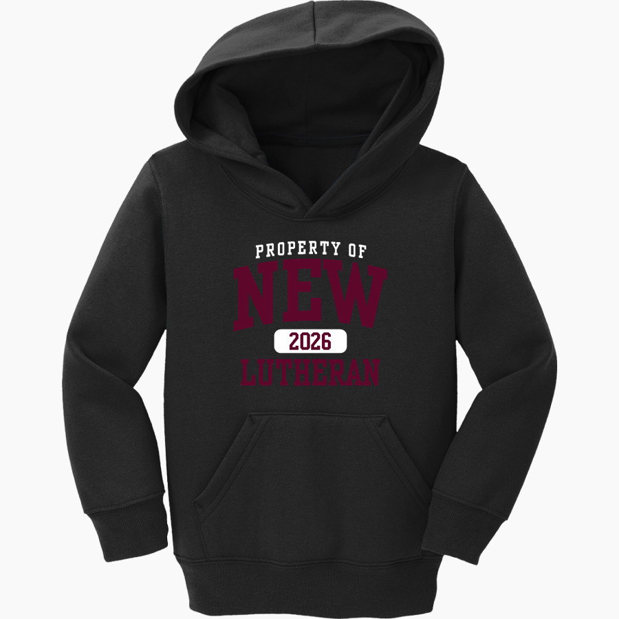 NEW Lutheran BLAZERS <span class="pdp-name-mascot">NORTHEASTERN WI LUTHERAN BLAZERS</span> Port & Company Toddler Core Fleece Pullover Hooded Sweatshirt
