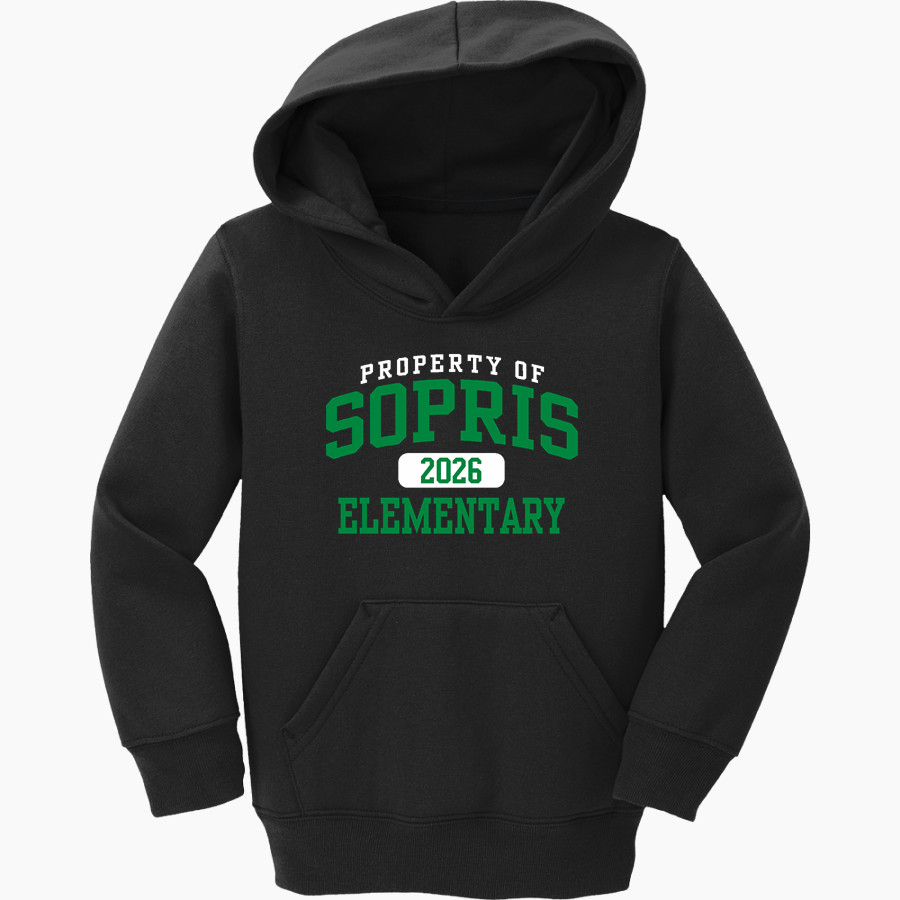 Sopris Elementary Eagles Port & Company Toddler Core Fleece Pullover Hooded Sweatshirt