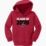 Tenino Knights Port & Company Toddler Core Fleece Pullover Hooded Sweatshirt Front Thumbnail