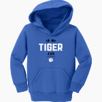 Demopolis Tigers <span class="pdp-name-mascot">Demopolis Tigers</span> Port & Company Toddler Core Fleece Pullover Hooded Sweatshirt Front Thumbnail