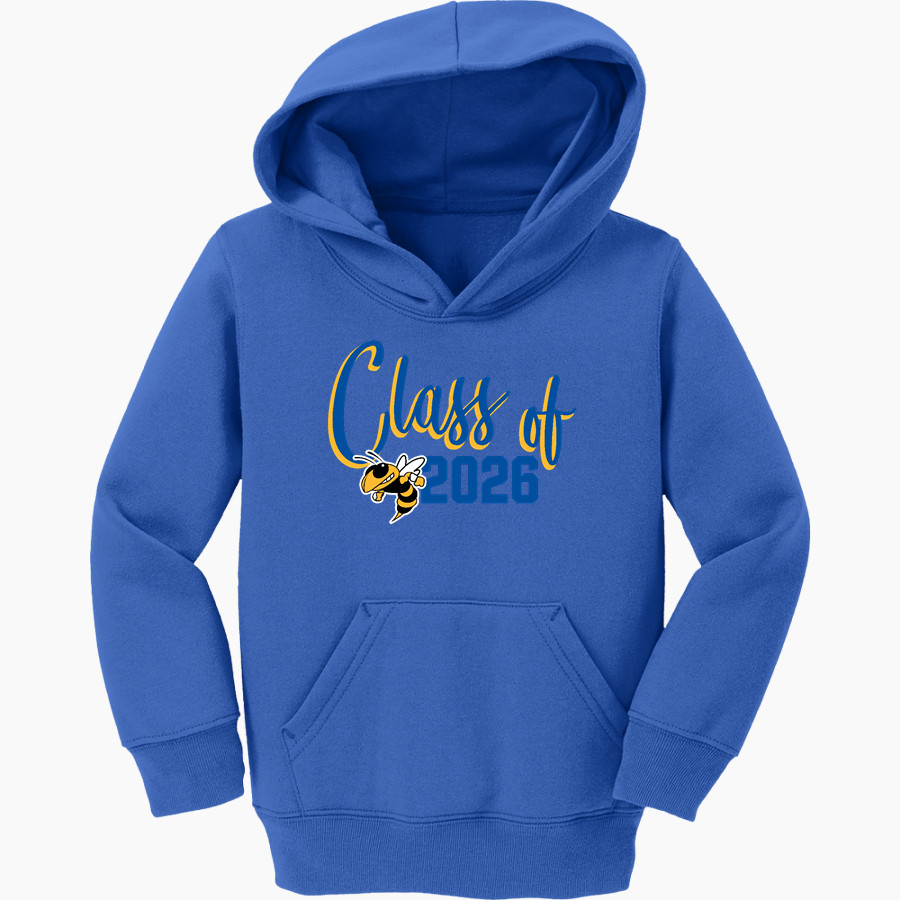 KINGSTON HIGH SCHOOL YELLOWJACKETS <span class="pdp-name-mascot">KINGSTON YELLOWJACKETS</span> Port & Company Toddler Core Fleece Pullover Hooded Sweatshirt