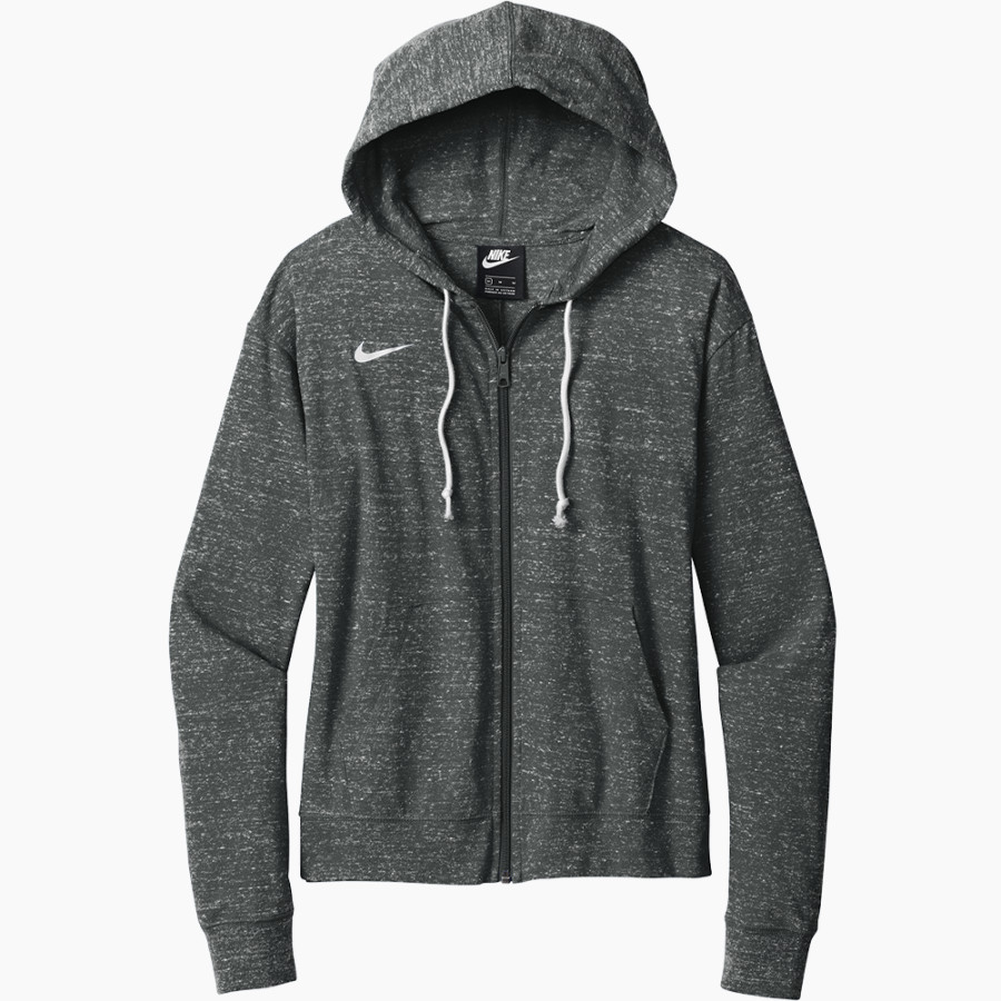DOVER HIGH SCHOOL LONGHORNS Nike Women's Gym Vintage Full-Zip Hoodie