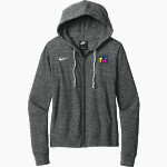 InnerCity Tennis <span class="pdp-name-mascot">InnerCity Tennis</span> Nike Women's Gym Vintage Full-Zip Hoodie Front Thumbnail