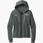 Mount Vernon School Mustangs <span class="pdp-name-mascot">Mount Vernon Mustangs</span> Nike Women's Gym Vintage Full-Zip Hoodie Front Thumbnail