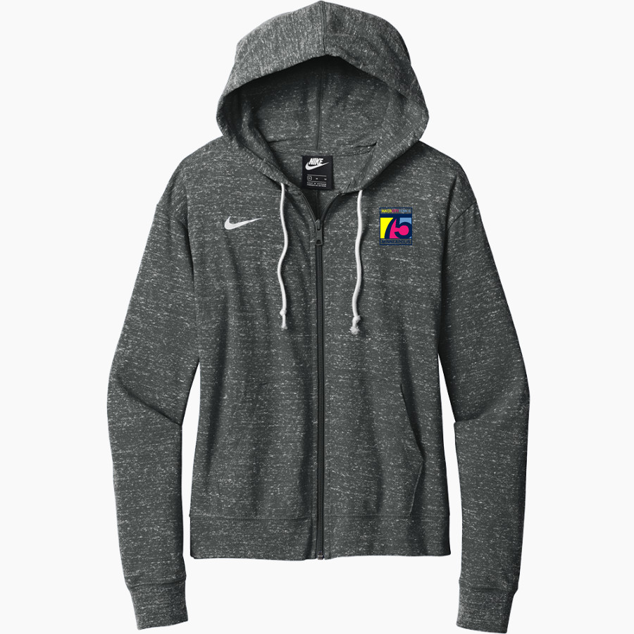 InnerCity Tennis <span class="pdp-name-mascot">InnerCity Tennis</span> Nike Women's Gym Vintage Full-Zip Hoodie