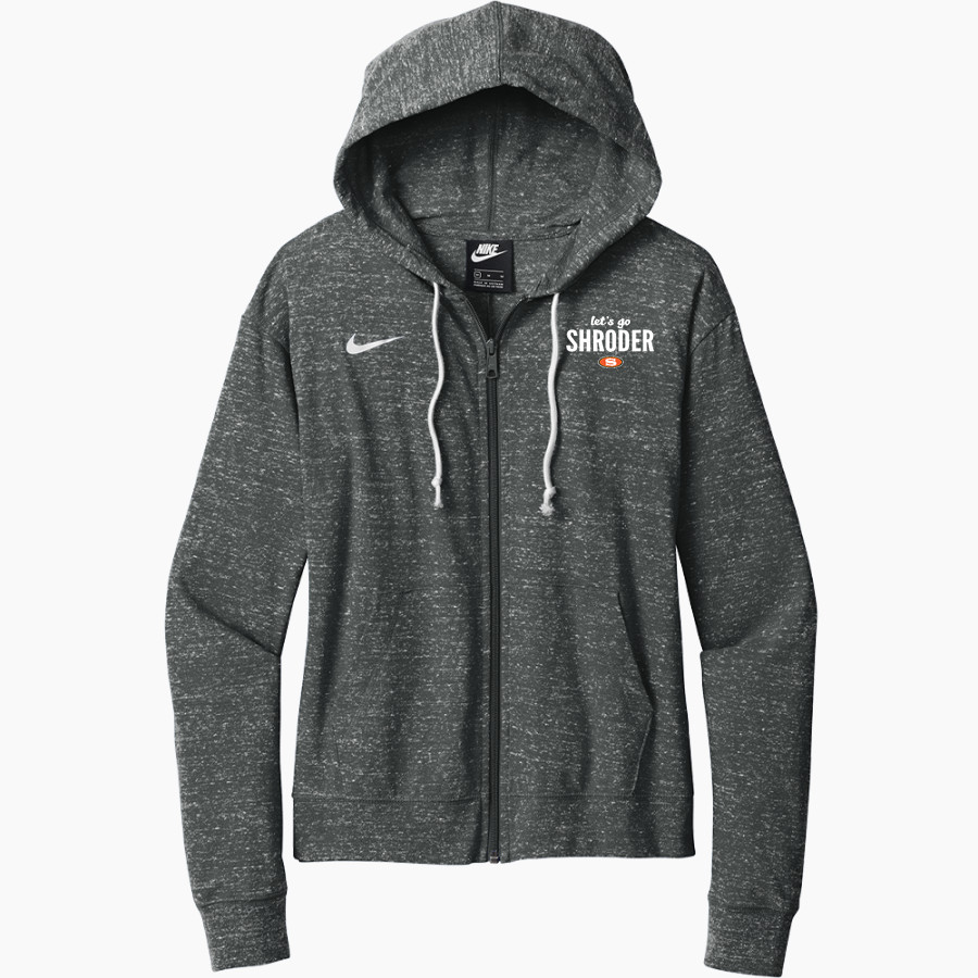 Shroder Jaguars Nike Women's Gym Vintage Full-Zip Hoodie