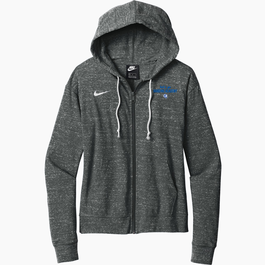 Harding Academy Lions <span class="pdp-name-mascot">Harding Academy</span> Nike Women's Gym Vintage Full-Zip Hoodie